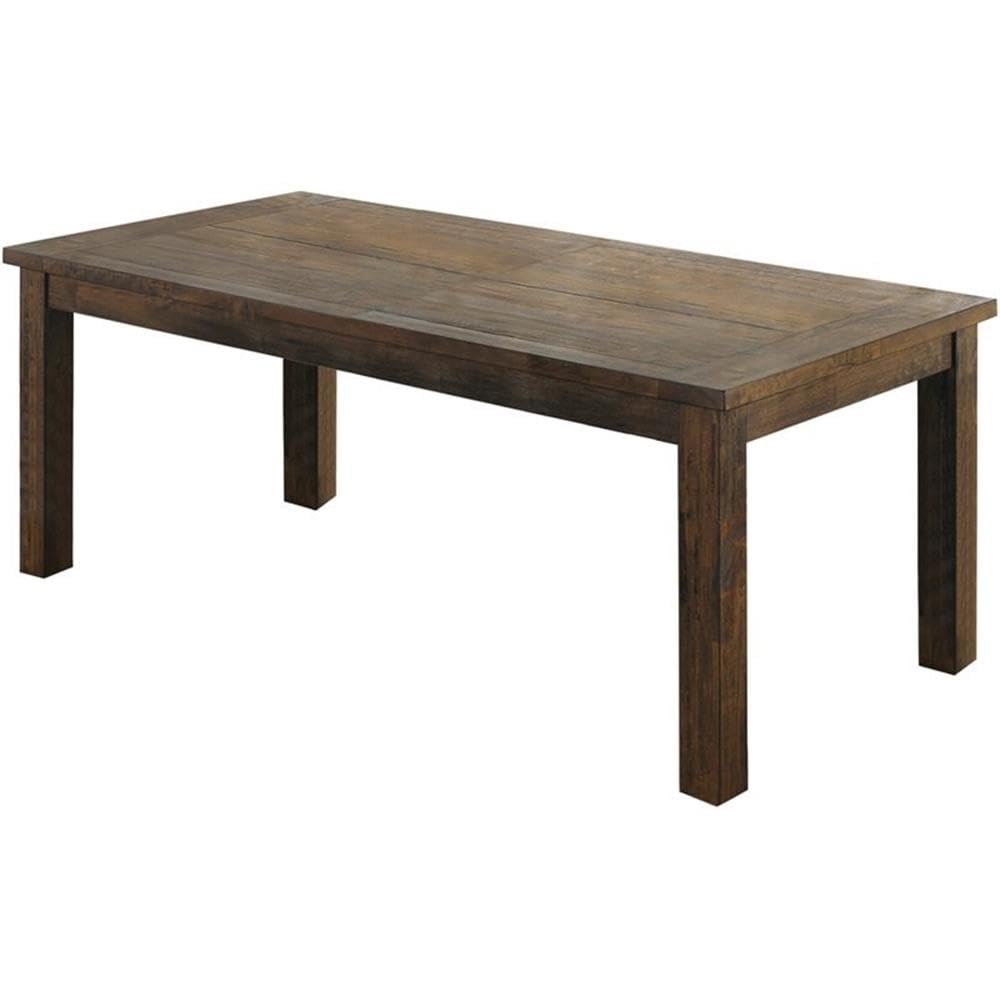 Coaster Dining Table Rustic Golden Brown 107041