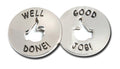 Trainers Warehouse Good Job - Well Done Tokens (10/Set) | Encourage Sharing Appreciation - 'Good Job' On One Side - The Other