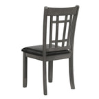 Coaster Furniture LAVON Padded Dining Espresso and Medium Grey (Set of 2) Side Chair 38.25" H x 21" W x 18" D Black 108212