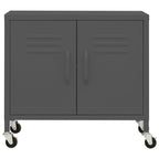 vidaXL Storage Cabinet Anthracite 23.6"x13.8"x19.3" Steel