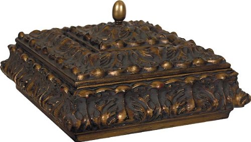 Timeless Reflections By Afd Home 10410062 Afd Home 12-Inch Jewelry Hardwood Box, Large