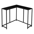 Monarch Specialties I 2157 Accent Table, Console, Entryway, Narrow, Corner, Living Room, Bedroom, Metal, Laminate, Black, Contemporary, Modern