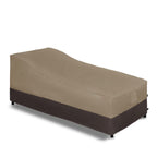 Easy-Going Waterproof Outdoor Chaise Lounge Cover, Heavy Duty Patio Lounge Chair Cover, Windproof Outdoor Furniture Cover With Air Vent (1 Pack-78Wx35.5Dx33H Inch, Camel/Dark Brown)