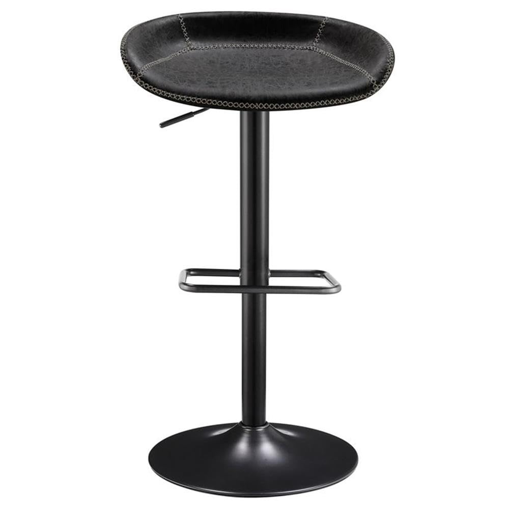 Npd Furniture And More Rogue Pu Leather Gaslift Bar Stool, (Set Of 2)