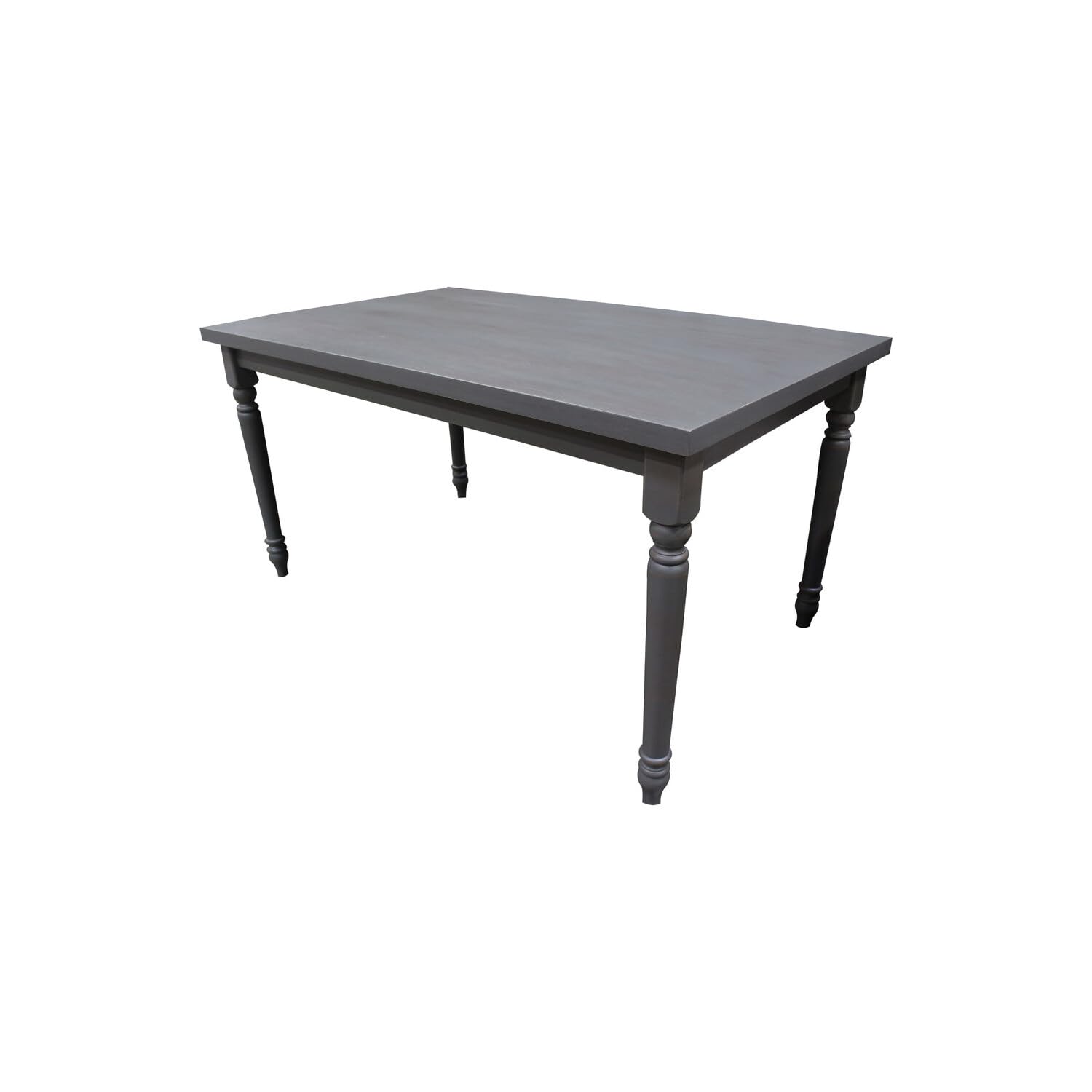 Best Master Furniture Rustic Rectangular Dining Table Rustic Grey