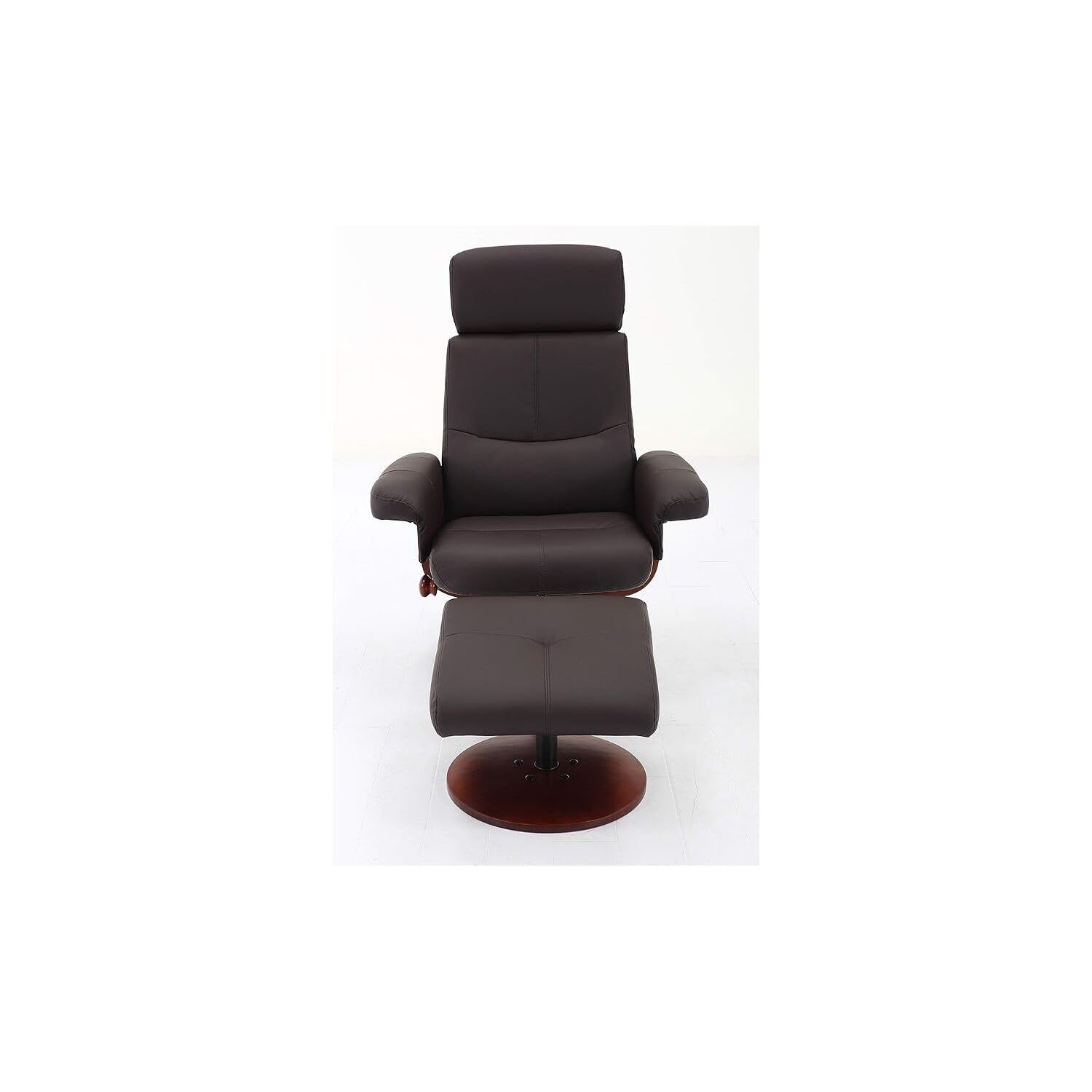 Mac Motion Comfort Chair Collection Roma White Polyurethane Recliner