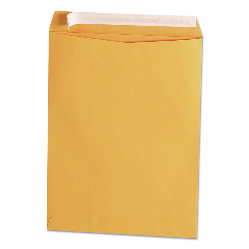 Universal One Peel Seal Strip Catalog Envelope, 9 X 12, Kraft, 100/Box