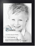 ArtToFrames 12x16 Inch Black Picture Frame, This 1.25 Custom Poster Frame is Black Steel Style, for Your Art or Photos - Comes w