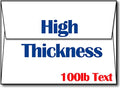 Ultra Thick White A7 Envelopes - Sturdy, Durable, Heavyweight Envelopes For Invitations & Greeting Cards (50 Envelopes)