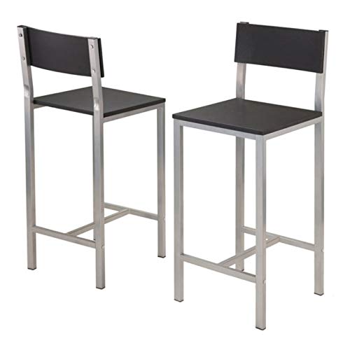 Ergode Hanley High Table Set | Chic & Functional | 42'W x 23.62'D Table | 38.03'H | 2 Stools - 15.35'W x 16.92'D x 37.56'H | 220 lbs Capacity | 57.65 lbs Weight
