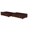 Donco Kids Dual Under Bed Drawers Dark Cappuccino/Dual Under Bed Drawers Only