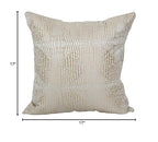 Blazing Needles Square Polyester Jacquard Throw Pillow, 17", Ashfield Alabas