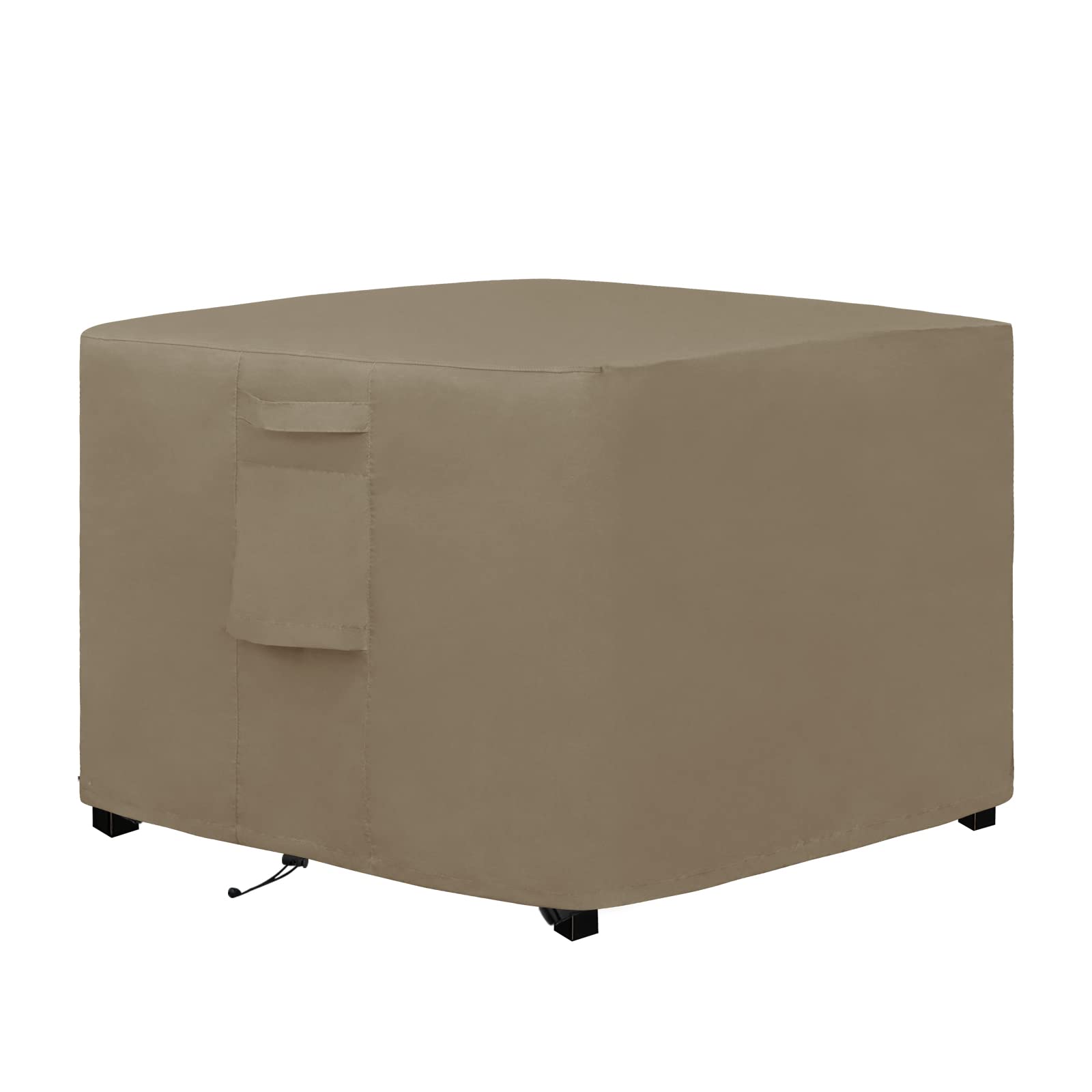 Easy-Going Outdoor Fire Pit Cover Square 50' Lx50 Wx24 H, Durable Outdoor Gas Firepit Cover, Waterproof And Weatherproof Cover