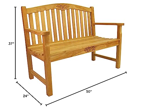 Anderson Teak 50" Round Rose Bench