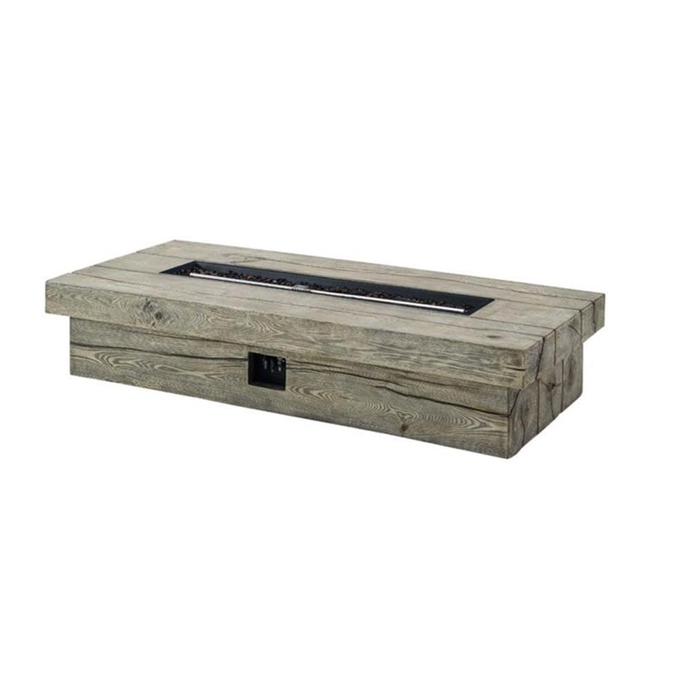 Modway Manteo Fire Pit Table, Light Gray