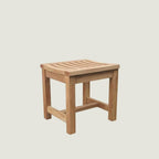 Anderson Teak Patio Lawn Garden Furniture Madison 24" Backless Chair