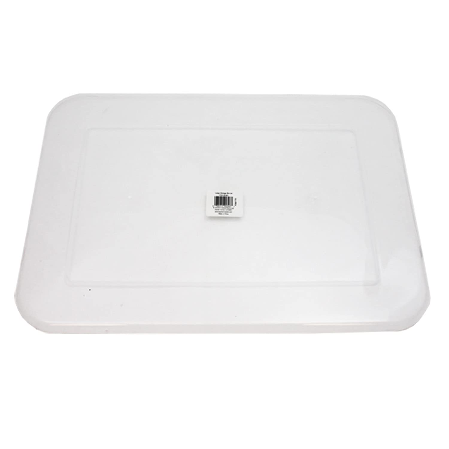 CLEAR PLASTIC STORAGE BIN LID LARGE