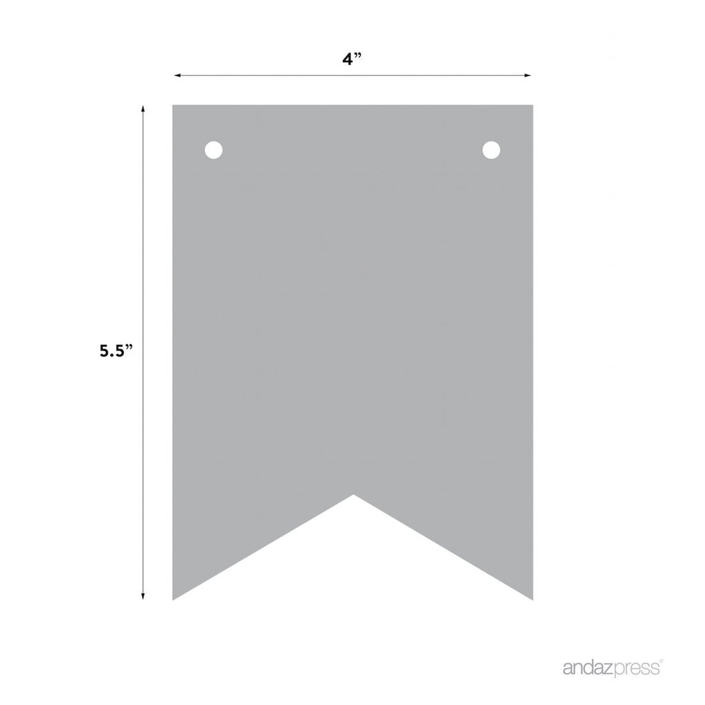 Andaz Press Hanging Bunting Pennant Party Banner With String, Printed Burlap, Happy Holidays!, 5-Feet, 1-Set, Includes String