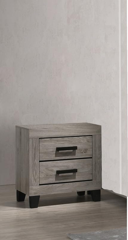 Best Quality Furniture Rustic Charm Nightstand - Thumbnail 2