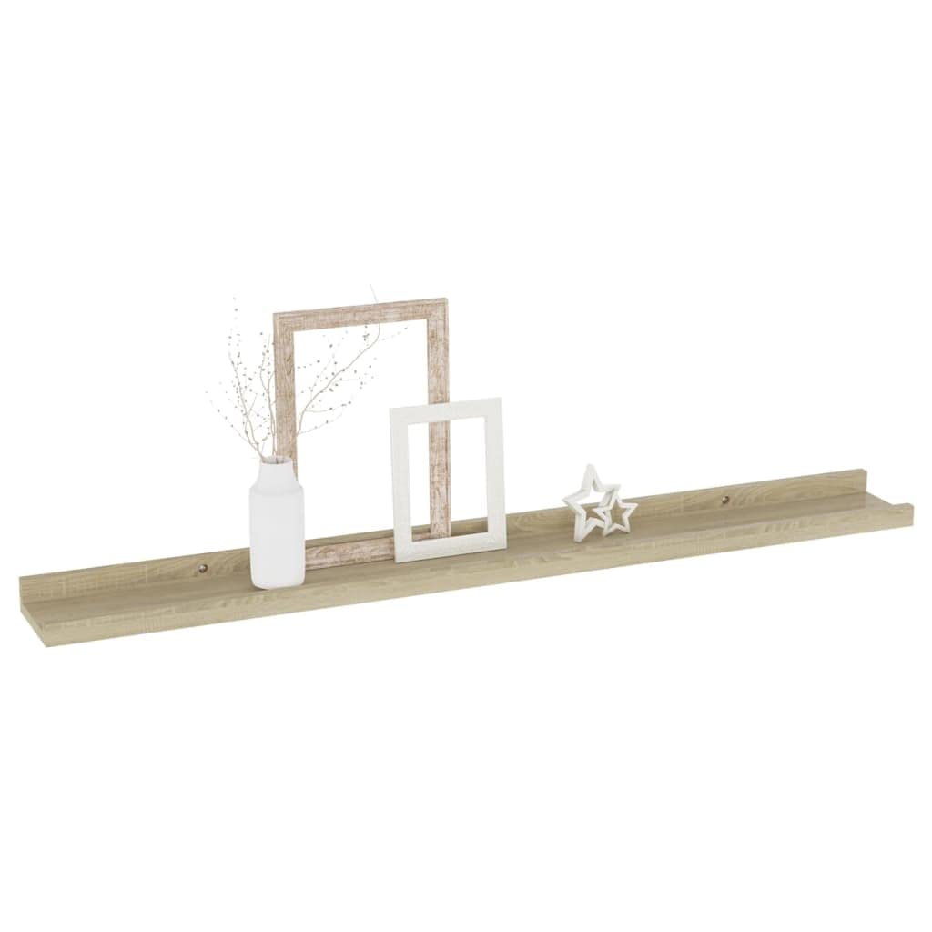 Vidaxl Wall Shelves 4 Pcs Sonoma Oak 31.5''X3.5''X1.2''