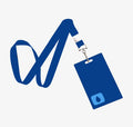Severance Keycard Id Badge Blue Pvc Card Lanyard