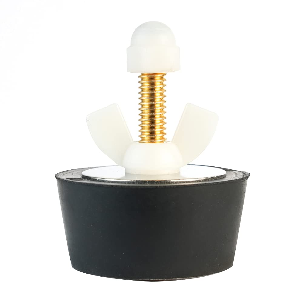 Lamprey Hardware #10 Winter Plug Blow Thru With Schrader Valve 1.5 Inch Fitting - Lhbp10 (1)