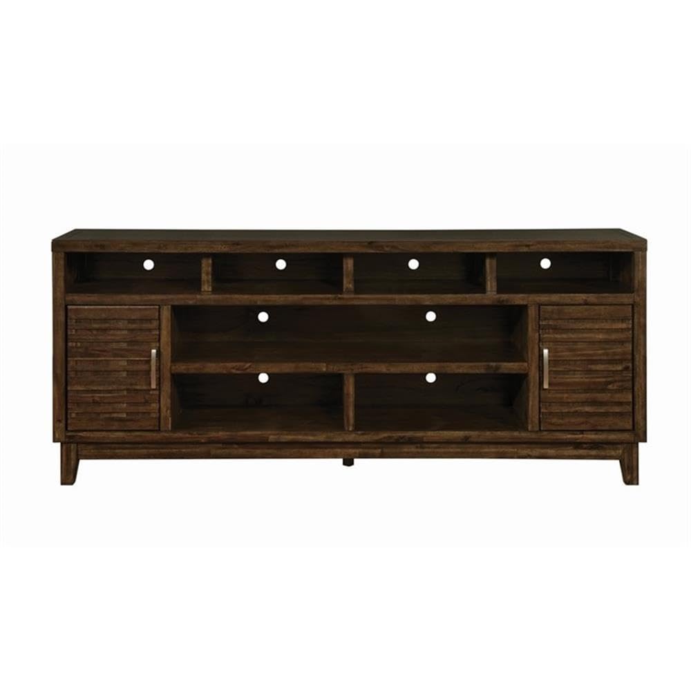 Coaster Home Furnishings 2-Door Rectangular Rustic Mindy TV Console, Brown (704243)
