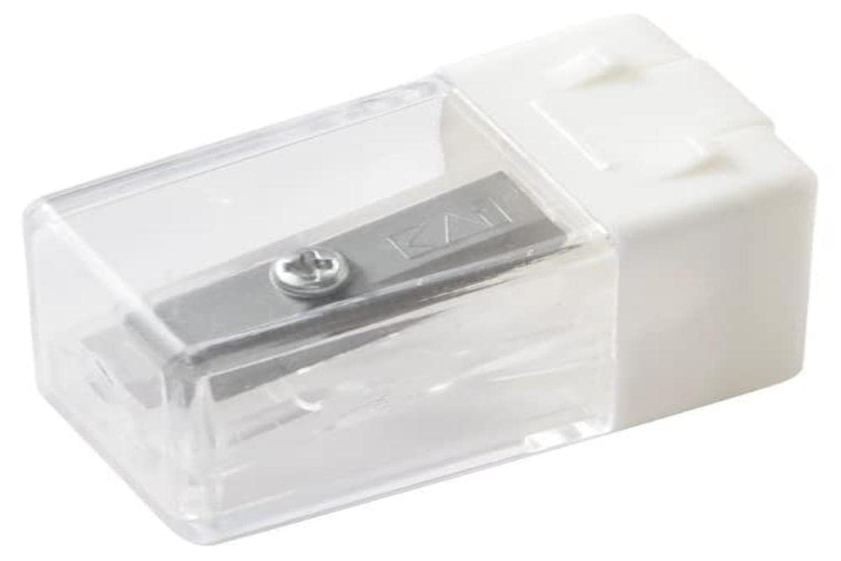 Muji Small White Pencil Sharpener Made In Japan New 2013