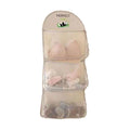 Midnight Suprise Hanging Mesh Storage Bag with Panda Design  3 Tier Foldable Organizer for Closet, Underwear, Socks, Towels & S