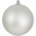 Christmas By Krebs 8 (200mm) Velvet Dove Gray [1 Piece] Extra Large Solid Oversized Huge Big Outdoor Plastic, UV Ball Ornament H