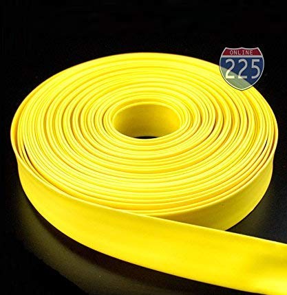 20 Ft 34 19Mm Polyolefin Yellow Heat Shrink Tubing 2:1 Ratio