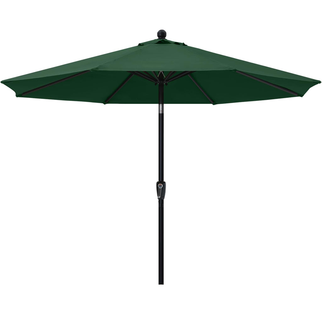 Abccanopy 9Ft Patio Umbrella - Outdoor Waterproof Table Umbrella With Push Button Tilt And Crank, 8 Ribs Uv Protection Pool Umbr