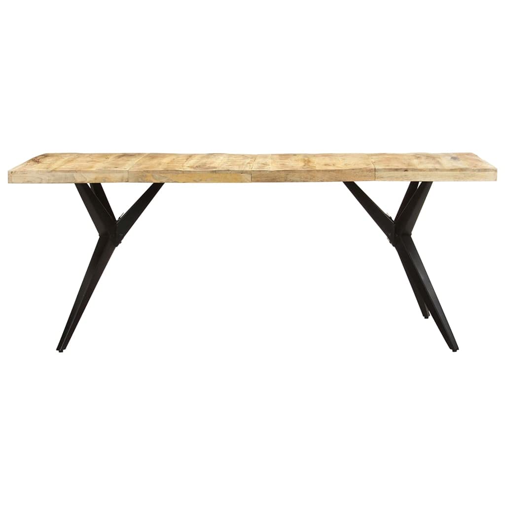 vidaXL Dining Table 78.7&quot;x35.4&quot;x29.9&quot; Rough Mango Wood