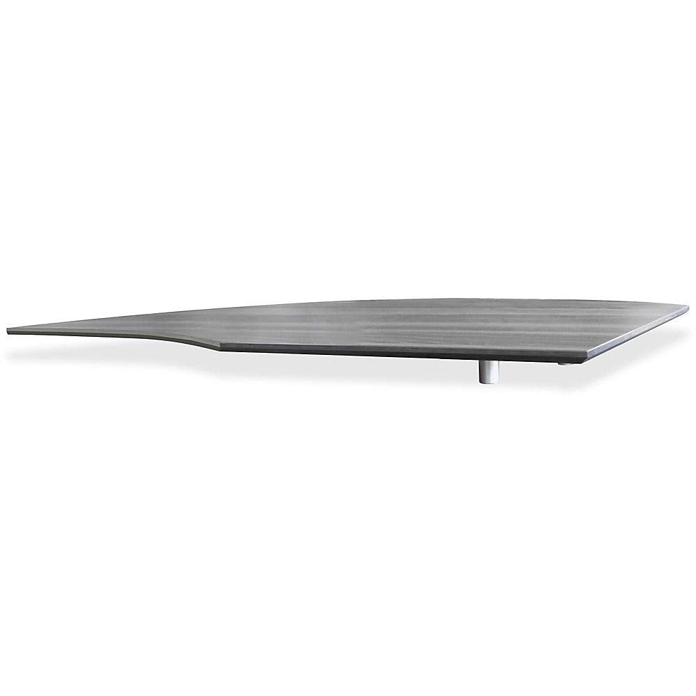Mayline MNRTNRLGS Medina Series Laminate Curved Right Return, 63w x 24d x 29 1/2h, Gray Steel