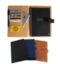 Thegreen Hard Leather Cover For The Rocketbook Everlast Executive-Letter Size,Black/Dark Brown, Leather Fabric, Pen Loop Holder/