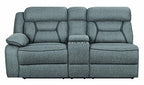 Coaster Home Furnishings 600370AC Camargue Casual Reclining Power Sectional Sofa, Grey