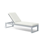 Anderson Teak SL-1008 Lucca Modern Sun Lounger, Gray