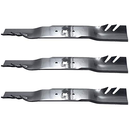 3Pk Oregon 598-672 G5 Gator Blades For 54' Cub Cadet 742-0677, 942-0677
