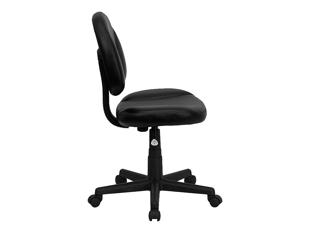 Flash Furniture 88Bk Faux Leather Task Chair, Black (Bt688Bk)
