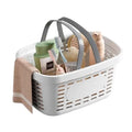 Otistores Plastic Storage Basket Small Pantry Organizer Basket Bins Rectangular Storage Tray Basket Container With Handle For Sh
