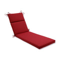 Pillow Perfect Pompeii Solid Indoor/Outdoor Patio Chaise Lounge Cushion Plush Fiber Fill, Weather And Fade Resistant, 72.5' X 2
