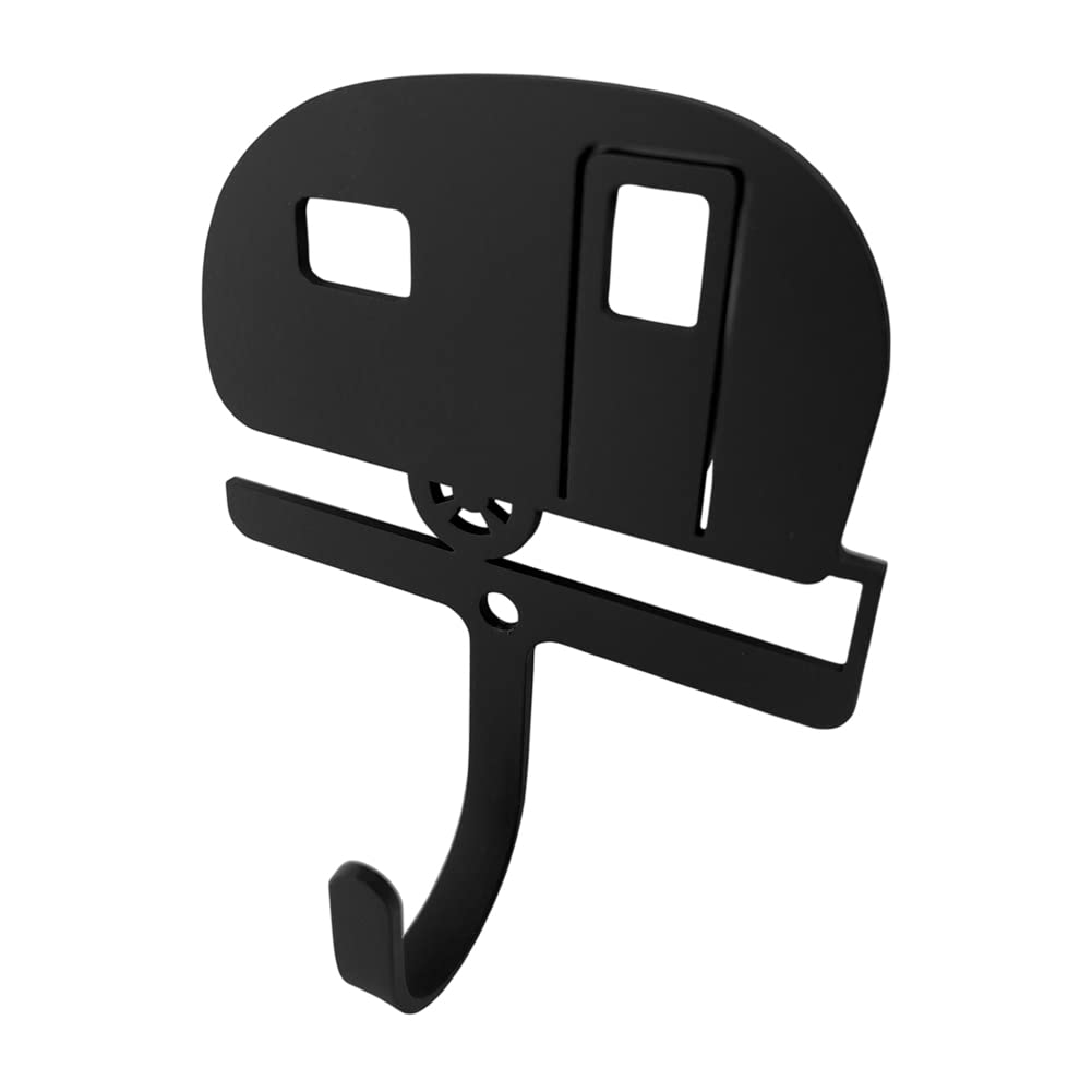 Village Wrought Iron Camper Wall Hook Decorative Small