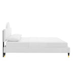 Modway Aurora Platform, King, White