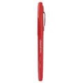 Universal 50503 Roller Ball Porous Tip Stick Pen, Red Ink, Medium, Dozen