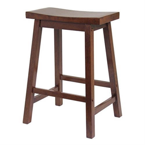 Ergode Sally 3-Piece Kitchen Island Table Set | 2 Drawers | Saddle Seat Stools | Space-Saving & Stylish | (94344-VV)