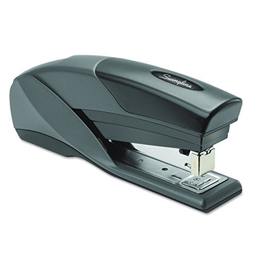 Swingline 66402 Optima 25 Reduced Effort Stapler, Full Strip, 25-Sheet Capacity, Gray/Orange
