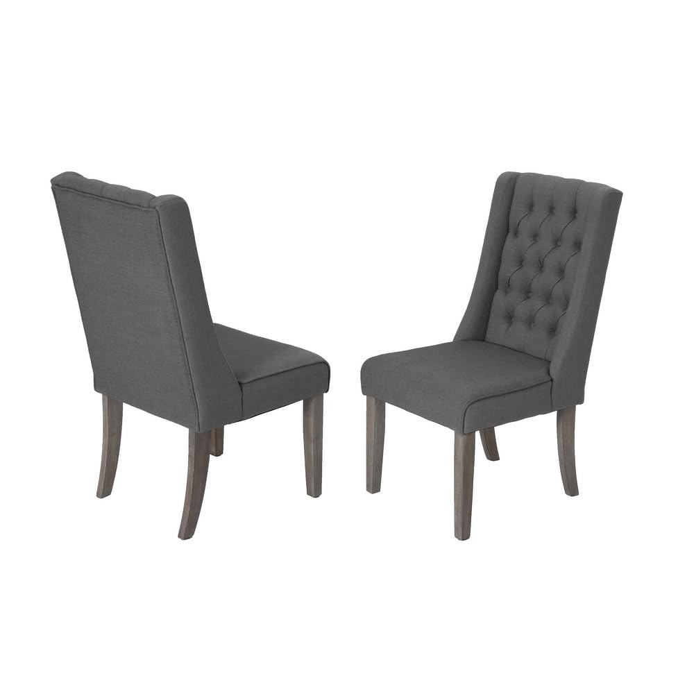 Best Quality Furniture D25-Sc2 Dining Chairs (Set Of 2) Beige
