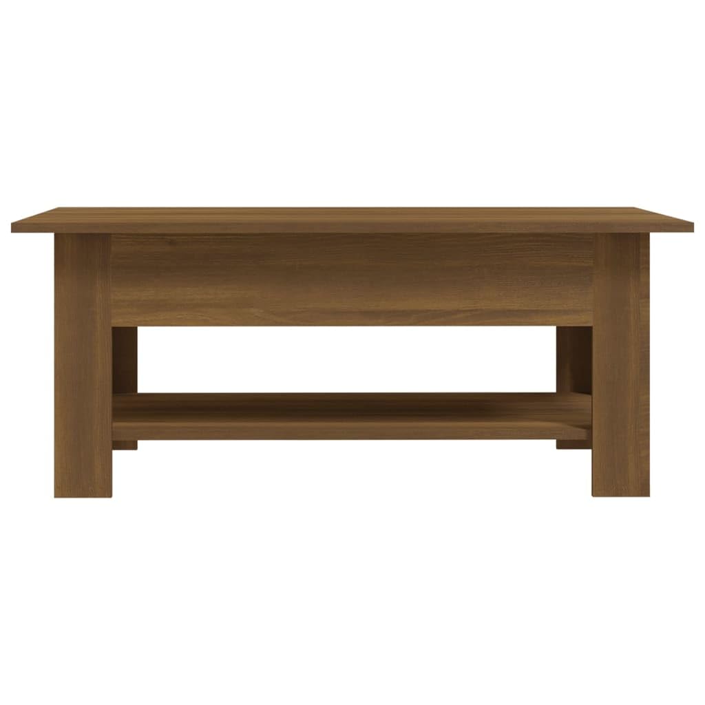 imasay Coffee Table Brown Oak 40.2&quot;x21.7&quot;x16.5&quot; Engineered Wood