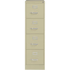 Lorell 4-Drawer Vertical File, 15 by 22 by 52, Putty