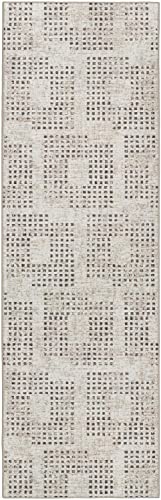 Dalyn Delano Da1 Ivory 2'6&quot; X 12' Runner Rug Da1Iv2X12